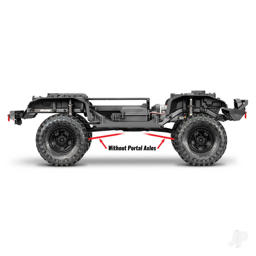 Traxxas TRX-4 Sport 1:10 4X4 Electric All-Terrain Crawler Truck Grey (+ TQ 2-ch XL-5 HV Titan 550 Clipless Body)