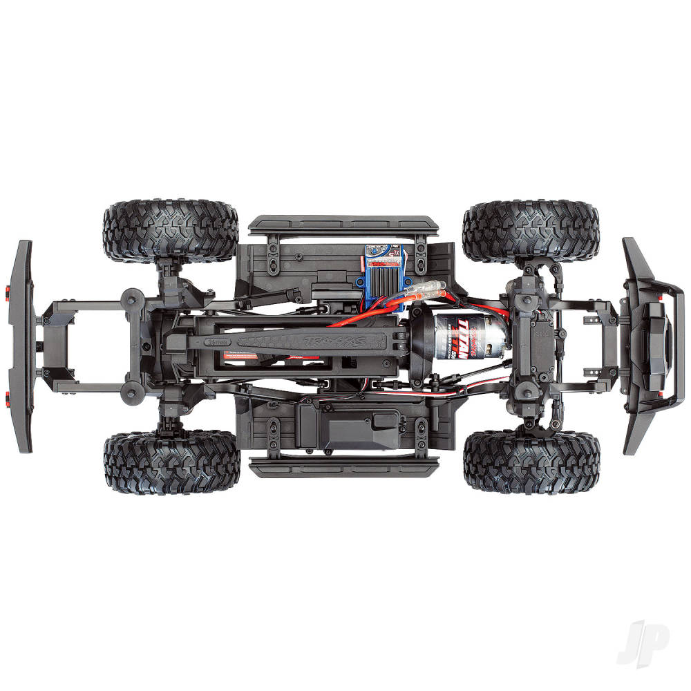 Traxxas TRX-4 Sport 1:10 4X4 Electric All-Terrain Crawler Truck Grey (+ TQ 2-ch XL-5 HV Titan 550 Clipless Body)