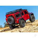 TRX-4 Land Rover Defender 1:10 4X4 Electric Trail Crawler - Red (+ TQi 4-ch - XL-5 HV-Titan 550- Clipless Body)