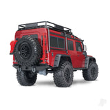 TRX-4 Land Rover Defender 1:10 4X4 Electric Trail Crawler - Red (+ TQi 4-ch - XL-5 HV-Titan 550- Clipless Body)