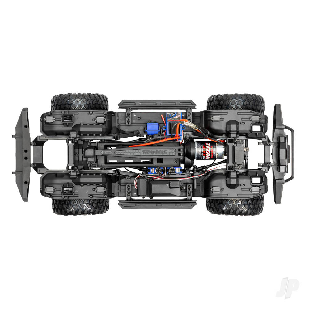 TRX-4 Land Rover Defender 1:10 4X4 Electric Trail Crawler - Red (+ TQi 4-ch - XL-5 HV-Titan 550- Clipless Body)