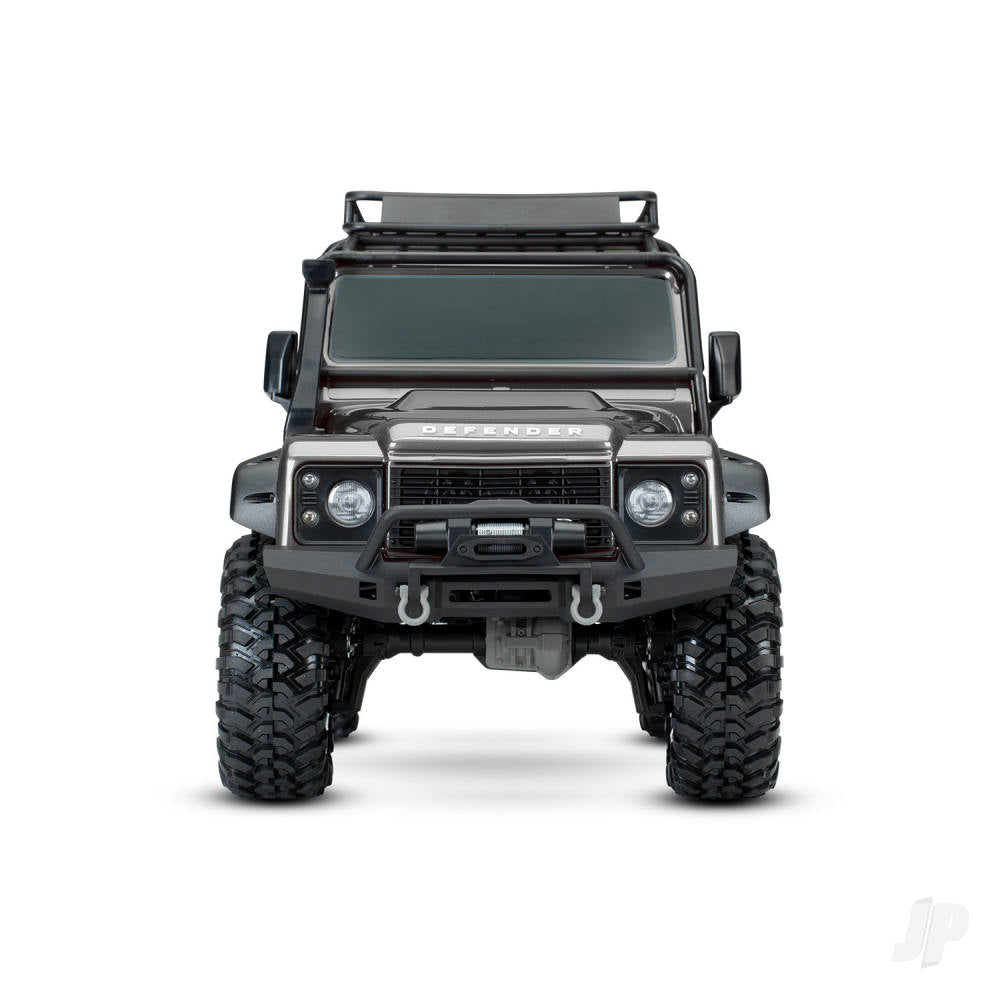Traxxas TRX-4 Crawler Land Rover Defender 1.10 Siver  (+ TQi 4-ch-XL-5 HV-Titan 550- Clipless Body)