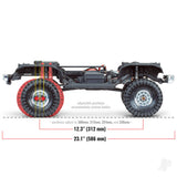 TRX-4 1979 Chevy Blazer 1:10 4X4 Electric All-Terrain Crawler Orange (+ TQ 2-ch XL-5 HV Titan 550 Clipless Body)