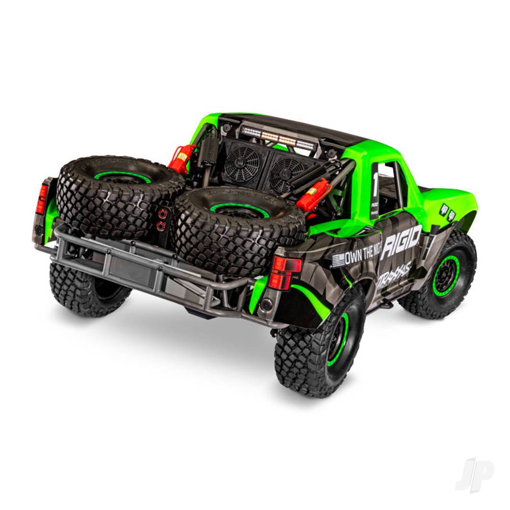 Unlimited Desert Racer Pro-Scale 4WD 1:10 RTR Brushless Electric Short Course Truck - Rigid Industries (+ TQi 2-ch - TSM - VXL-6s - Velineon 2200kV/LED lights) - Green