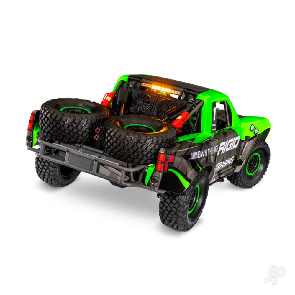Unlimited Desert Racer Pro-Scale 4WD 1:10 RTR Brushless Electric Short Course Truck - Rigid Industries (+ TQi 2-ch - TSM - VXL-6s - Velineon 2200kV/LED lights) - Green