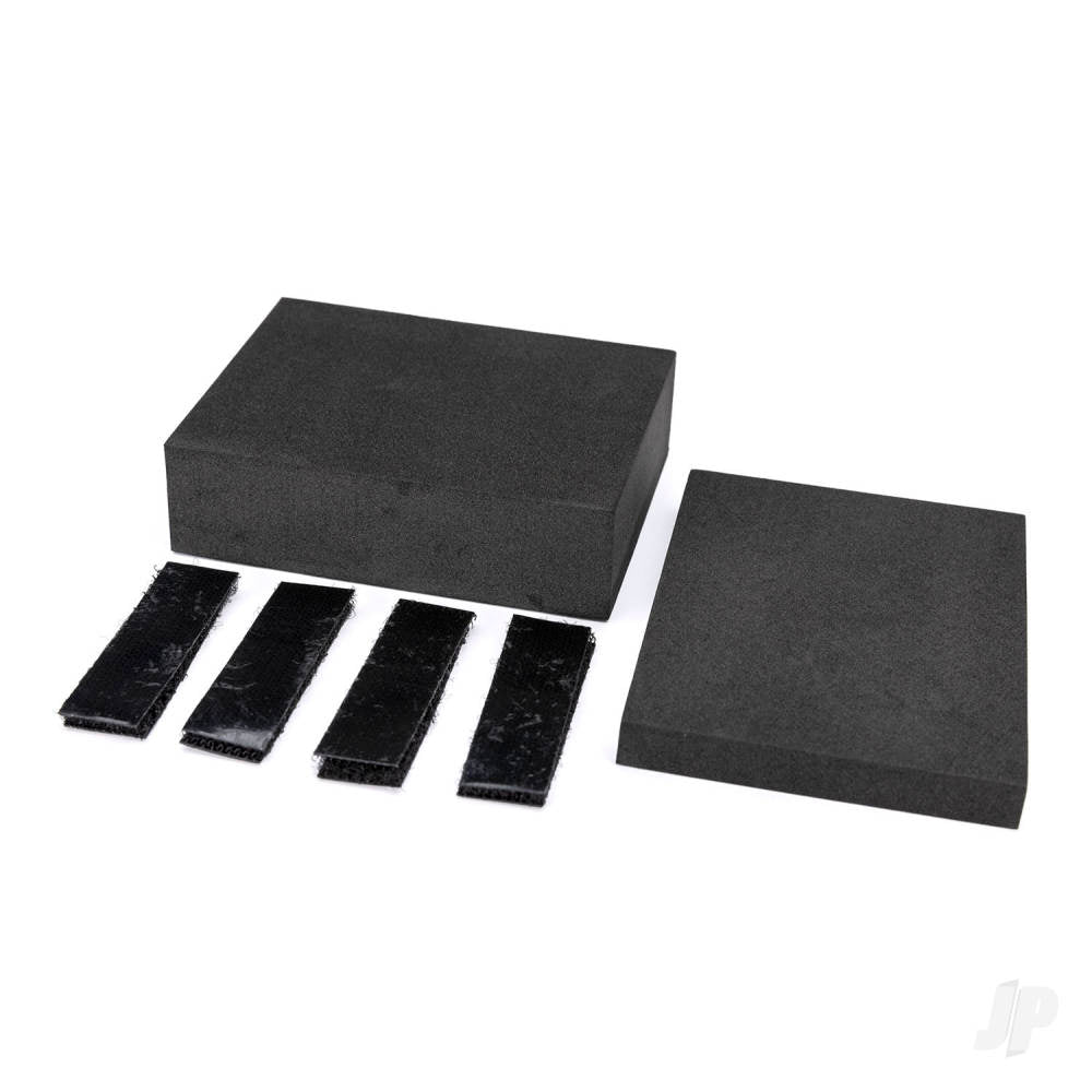 Foam inserts universal adapter (large & small)/ adhesive hook and loop fasteners (4) (for #8796 RC car/truck stand)