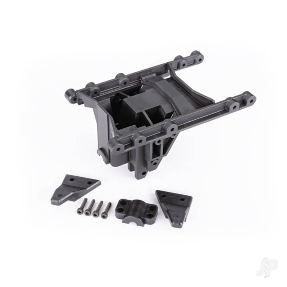 Suspension mount intermediate TRX-6 (1)/ bearing cap (1)/ suspension link mounts (left & right)/ 2.5x12 CS (4)