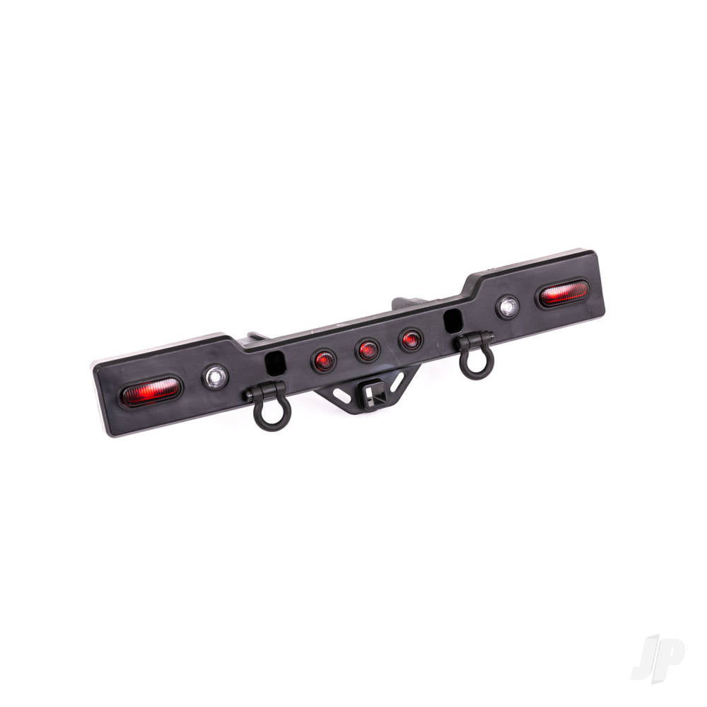 Bumper rear (black chrome) (assembled with lenses)