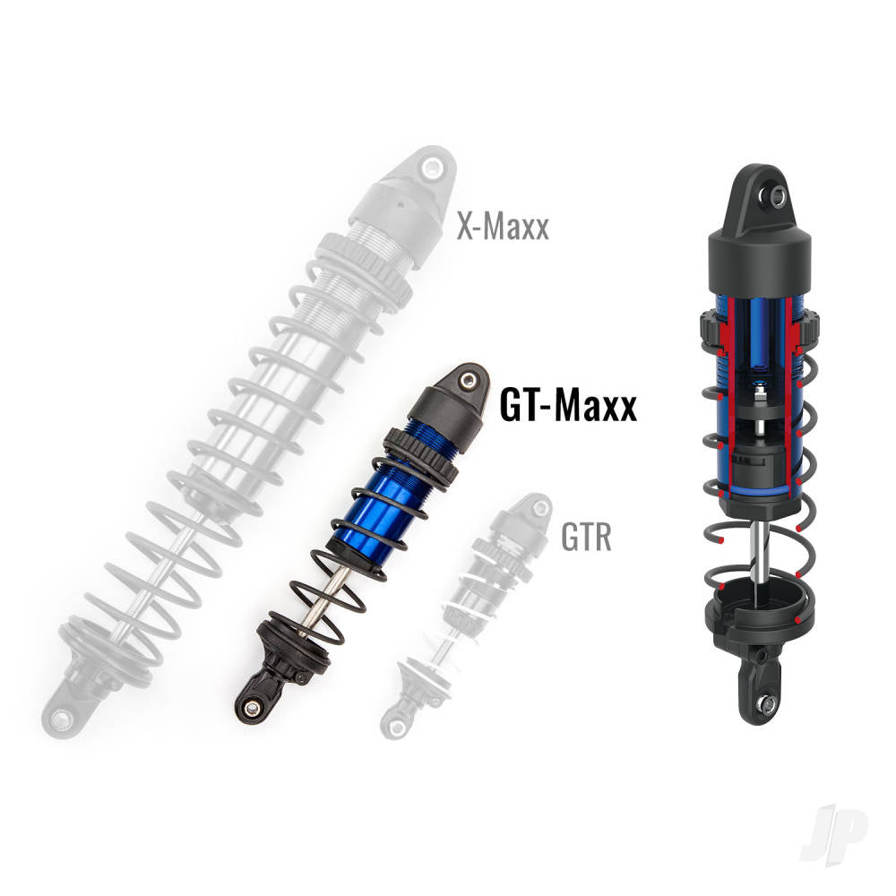 MAXX 4x4 Brushless Electric RTR Monster Truck (+ TQi 2-ch/ TSM/ VXL-4S/ Velineon 540X BLUE - EX DISPLAY MODELL/ WideMaxx)