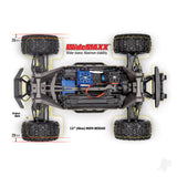 MAXX 4x4 Brushless Electric RTR Monster Truck (+ TQi 2-ch/ TSM/ VXL-4S/ Velineon 540X BLUE - EX DISPLAY MODELL/ WideMaxx)