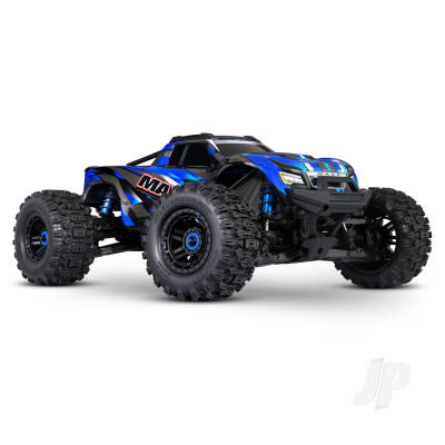 MAXX 4x4 Brushless Electric RTR Monster Truck (+ TQi 2-ch/ TSM/ VXL-4S/ Velineon 540X BLUE - EX DISPLAY MODELL/ WideMaxx)