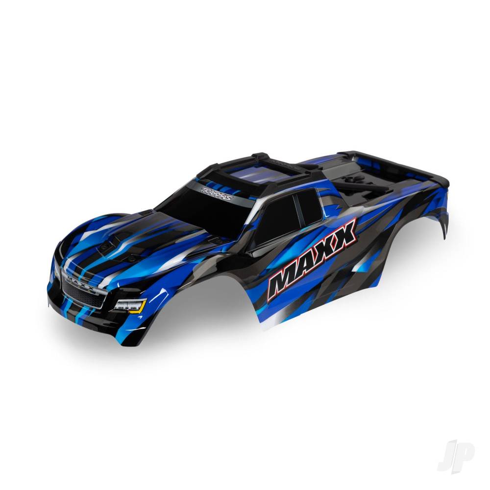 Body Maxx blue (painted decals applied) (fits Maxx with extended chassis (352mm wheelbase))