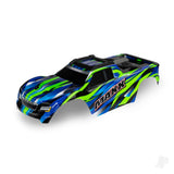 Body Maxx green (painted decals applied) (fits Maxx with extended chassis (352mm wheelbase))