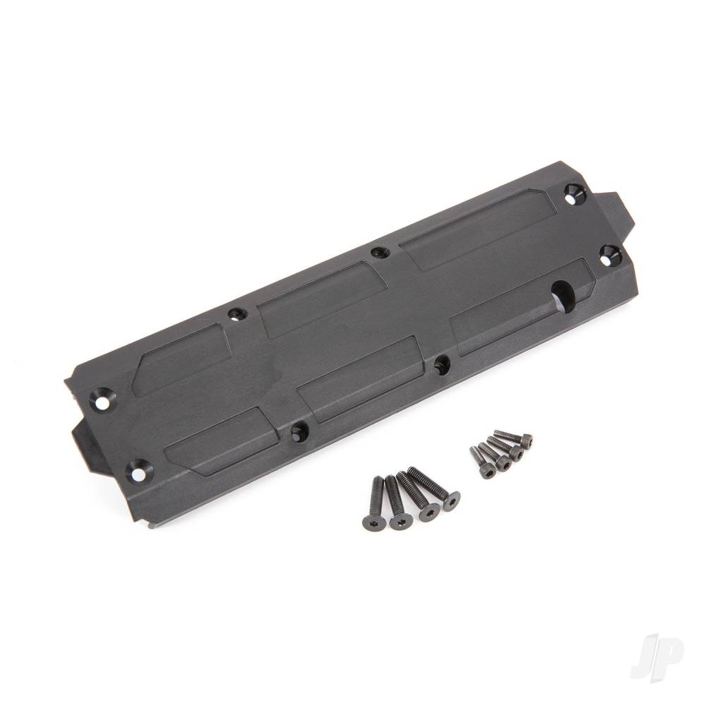 Skid plate Center/ 4x20 CCS (4)/ 3x10 CS (4) (fits Maxx with extended chassis (352mm wheelbase))