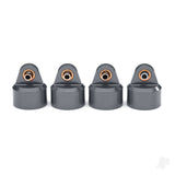 Shock caps aluminium (gray-anodised) GT-Maxx shocks (4)