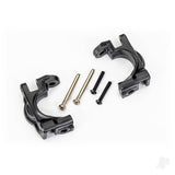 Caster blocks (c-hubs) extreme heavy duty black (left & right)/ 3x32mm hinge pins (2)/ 3x20mm BCS (2) (for use with #9080 upgrade kit)