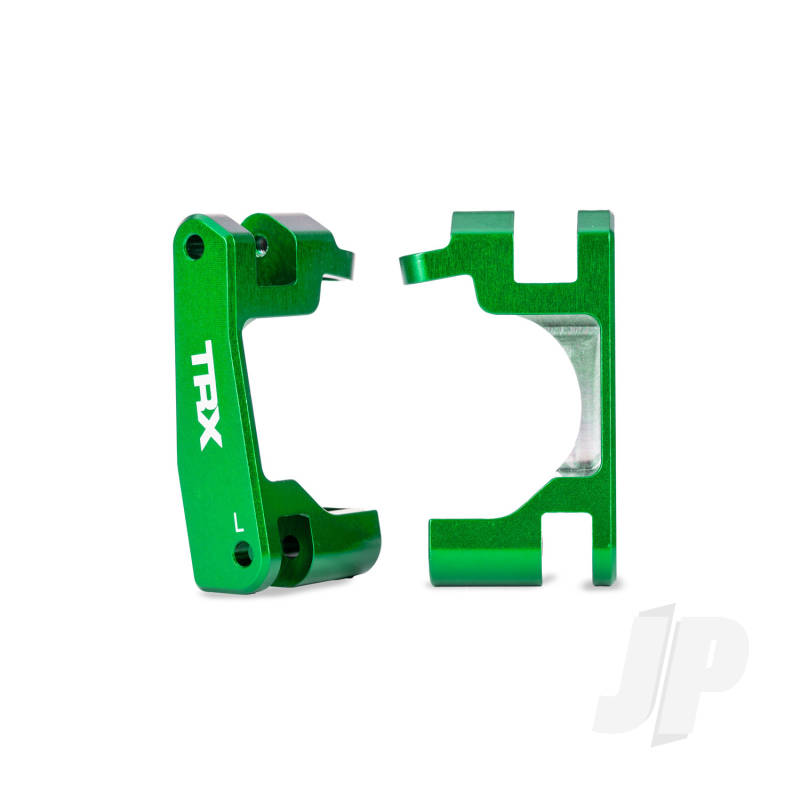 Traxxas Caster blocks (c-hubs) 6061-T6 aluminium (green-anodised) left & right (for use with #9080 upgrade kit)