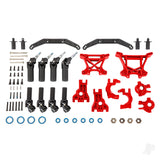Outer Driveline & Suspension Upgrade Kit extreme heavy duty red
