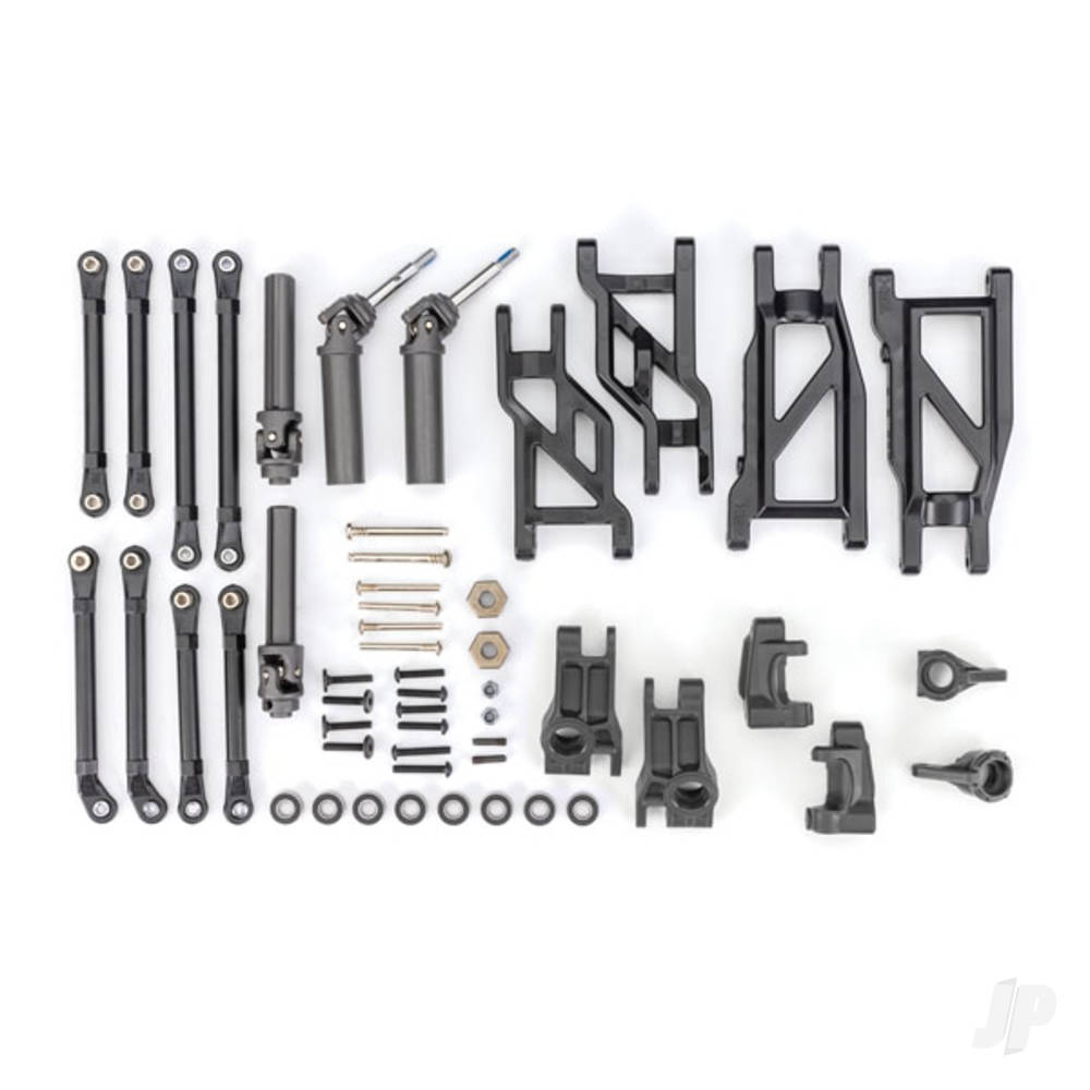 Outer Driveline & Suspension Upgrade Kit extreme heavy duty black (fits Rustler 2WD or Stampede 2WD)