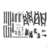 Outer Driveline & Suspension Upgrade Kit extreme heavy duty black (fits Rustler 2WD or Stampede 2WD)