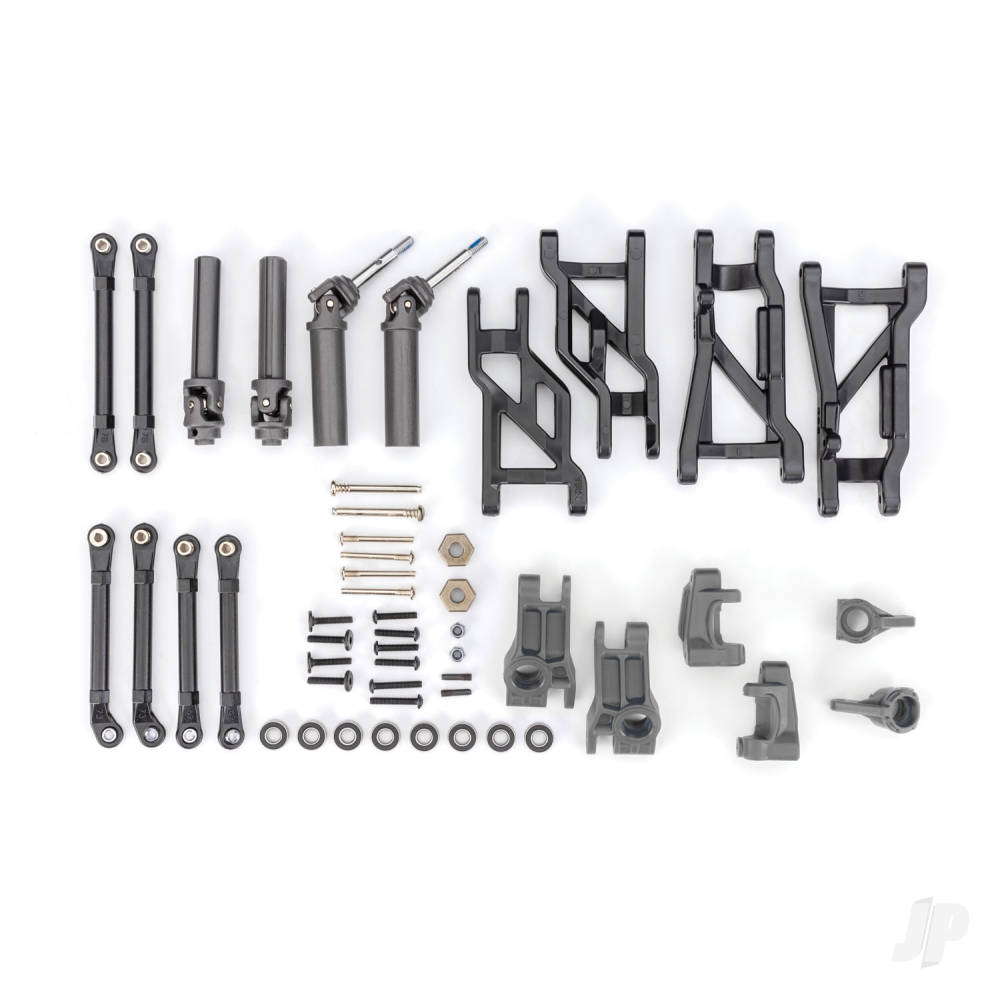 Outer Driveline & Suspension Upgrade Kit extreme heavy duty gray (fits Slash 2WD)