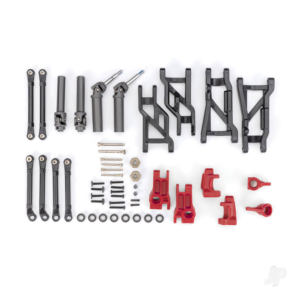 Outer Driveline & Suspension Upgrade Kit extreme heavy duty red (fits Slash 2WD)