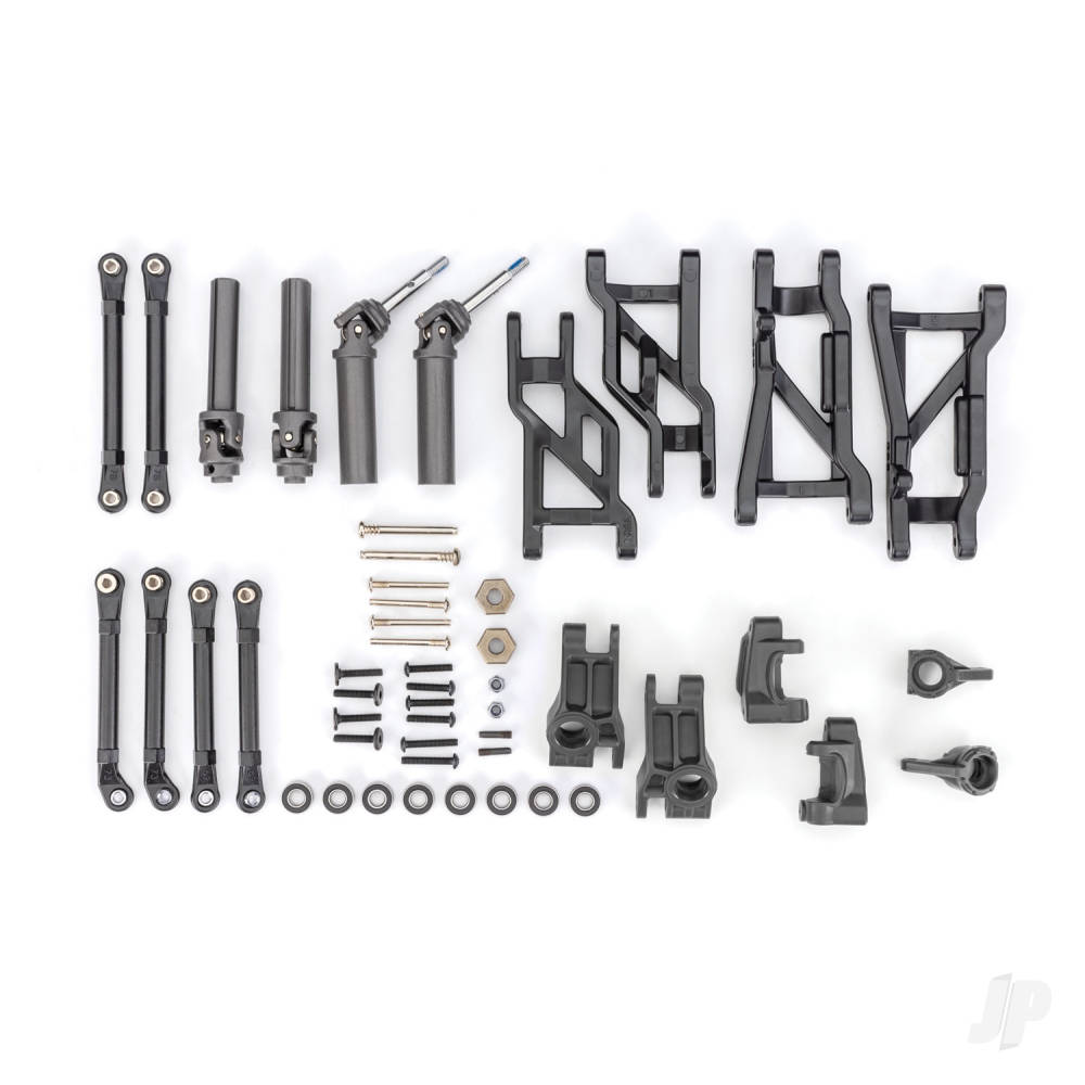 Outer Driveline & Suspension Upgrade Kit extreme heavy duty black (fits Slash 2WD)