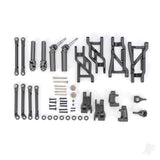 Outer Driveline & Suspension Upgrade Kit extreme heavy duty black (fits Slash 2WD)