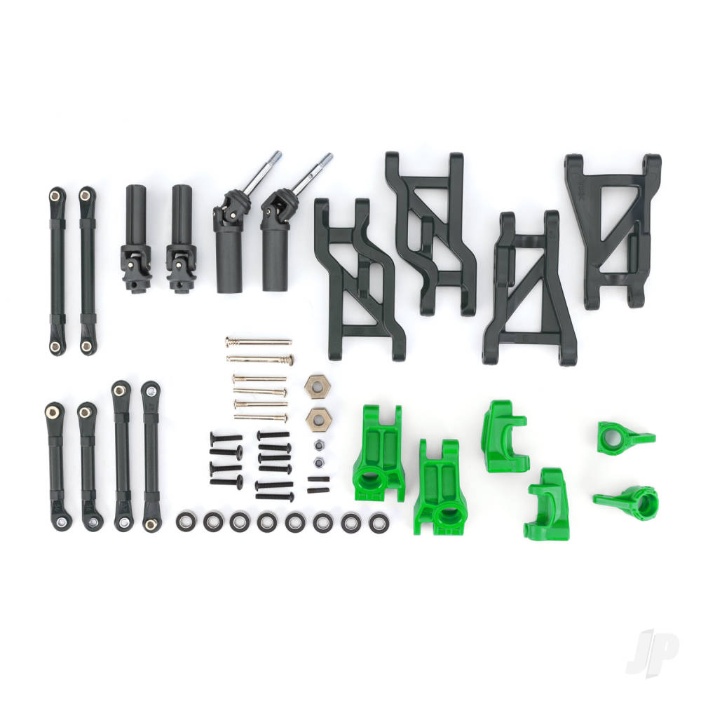 Outer Driveline & Suspension Upgrade Kit extreme heavy duty green (fits Bandit or Drag Slash)