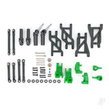 Outer Driveline & Suspension Upgrade Kit extreme heavy duty green (fits Bandit or Drag Slash)