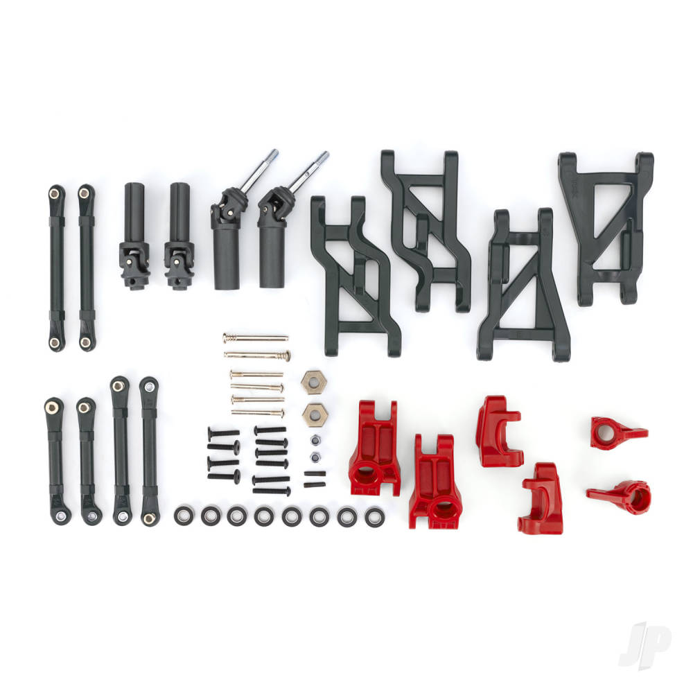 Outer Driveline & Suspension Upgrade Kit extreme heavy duty red (fits Bandit or Drag Slash)