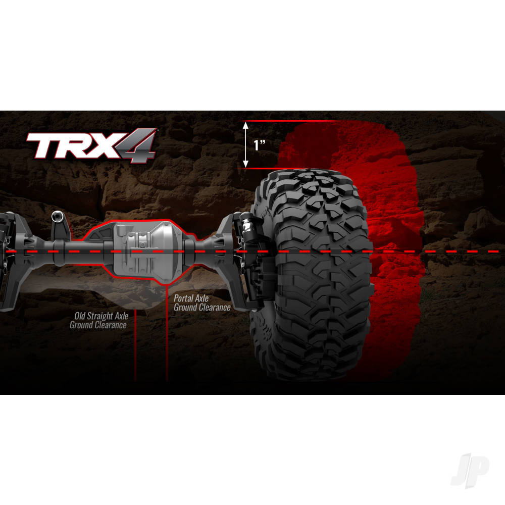 Traxxas TRX-4 1979 Ford F-150 1:10 4WD Electric RTE Scale & Trail Crawler - Black (+ TQ 2-ch/XL-5 HV Titan 550/Clipless Body)