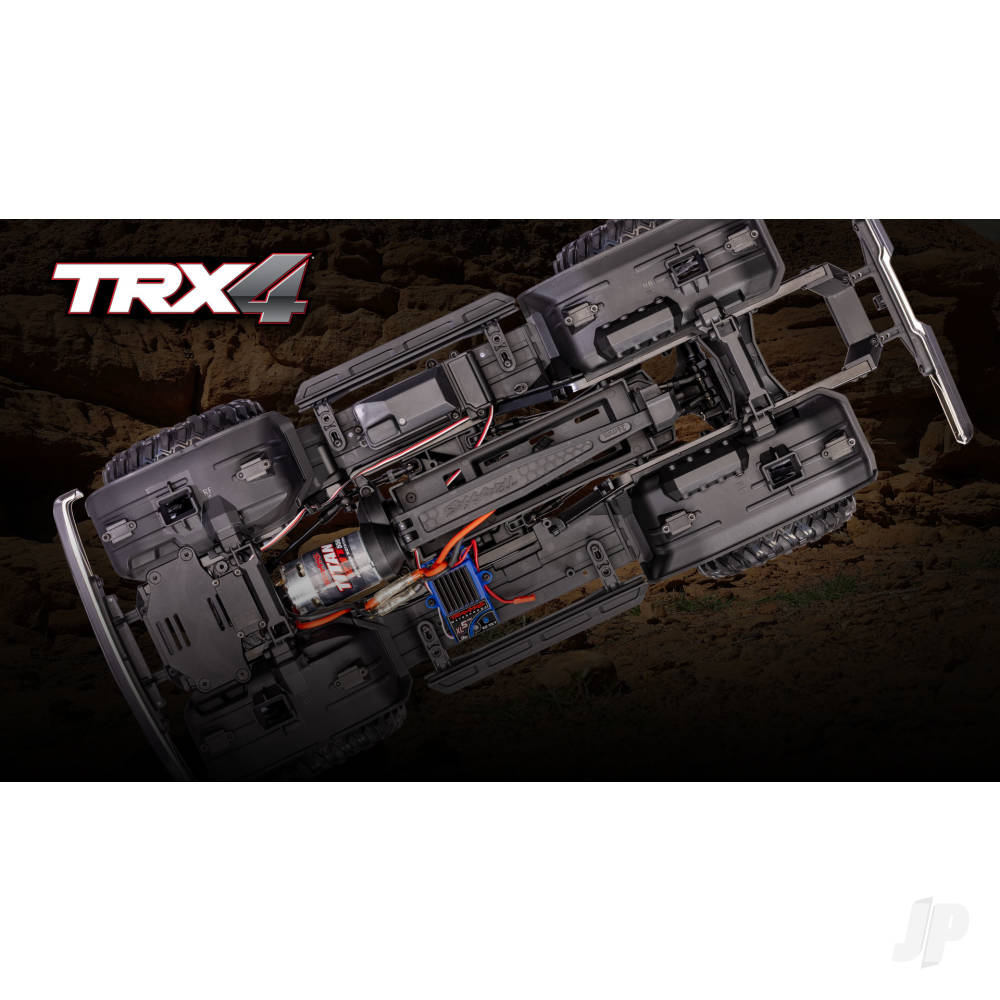 Traxxas TRX-4 1979 Ford F-150 1:10 4WD Electric RTE Scale & Trail Crawler - Black (+ TQ 2-ch/XL-5 HV Titan 550/Clipless Body)