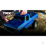 Traxxas TRX-4 1979 Ford F-150 1:10 4WD Electric RTE Scale & Trail Crawler - Blue (+ TQ 2-ch/XL-5 HV Titan 550/Clipless Body)