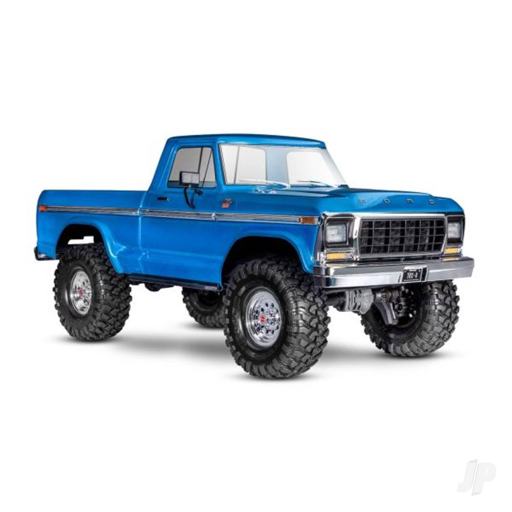 Traxxas TRX-4 1979 Ford F-150 1:10 4WD Electric RTE Scale & Trail Crawler - Blue (+ TQ 2-ch/XL-5 HV Titan 550/Clipless Body)
