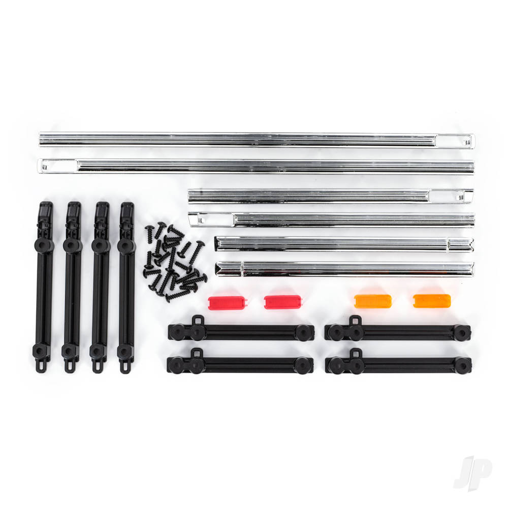 Side trim left & right (chrome)/ LED lens/ 2.6x8mm BCS (14)/ 2.6x10mm BCS (6) (fits #9230 body)