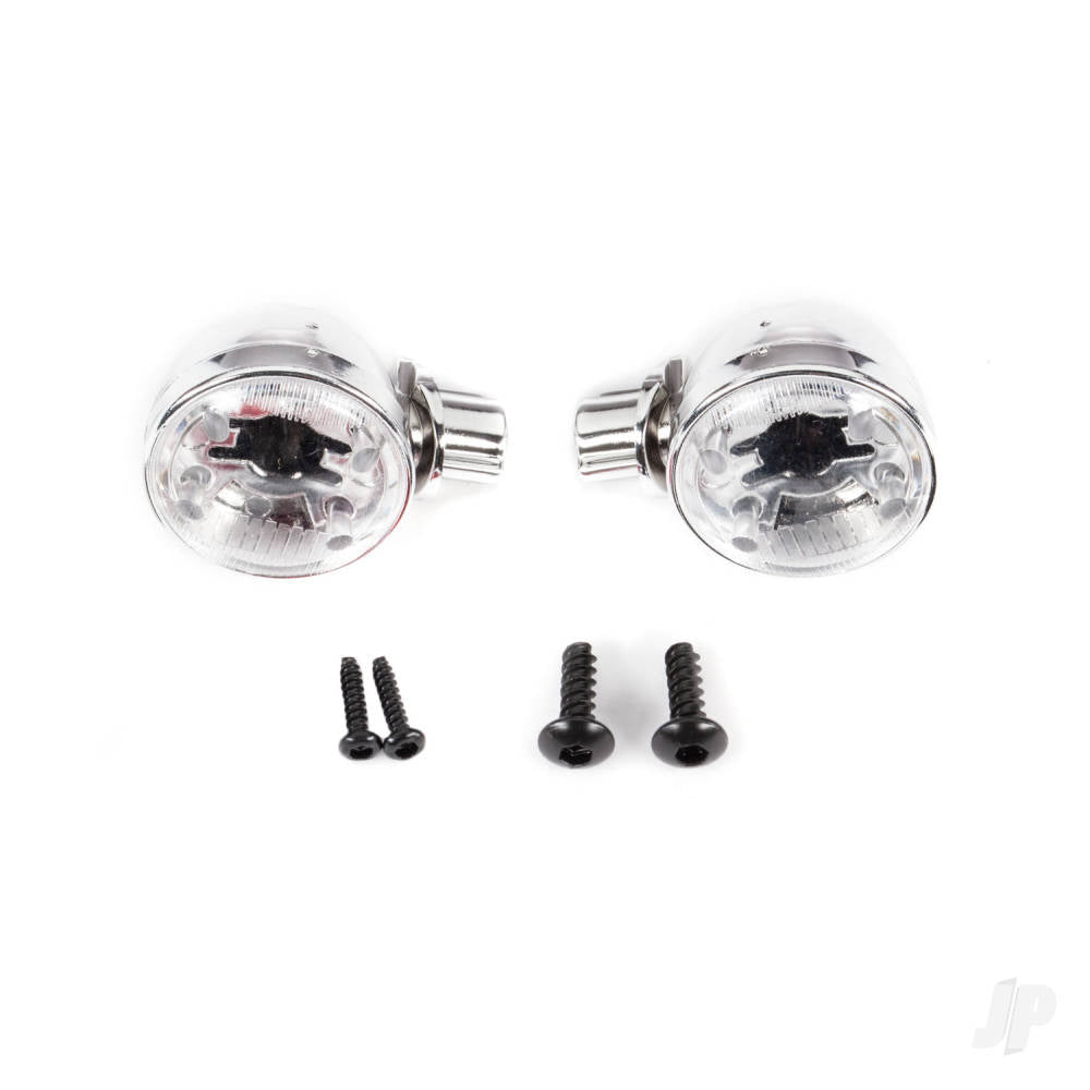 Headlight housings (left & right)/ headlight lens (2)/ 2.6x8 BCS (2)/ 1.6x7 BCS (self-tapping) (2) (fits #9333 or 9335 body)