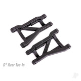 Suspension arms black rear (left & right) heavy duty 0deg toe angle (2)
