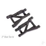 Suspension arms black rear (left & right) heavy duty 2deg toe angle (2)
