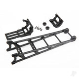 Wheelie bar black (assembled)/ wheelie bar mount