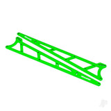 Side plates wheelie bar green (aluminium) (2)
