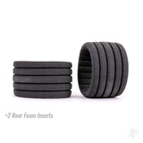 Tyre inserts moulded (2) (for #9475 rear Tyres) (+2 firmness)