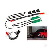 LED light set front complete (white) (includes light harness power harness zip ties (9))