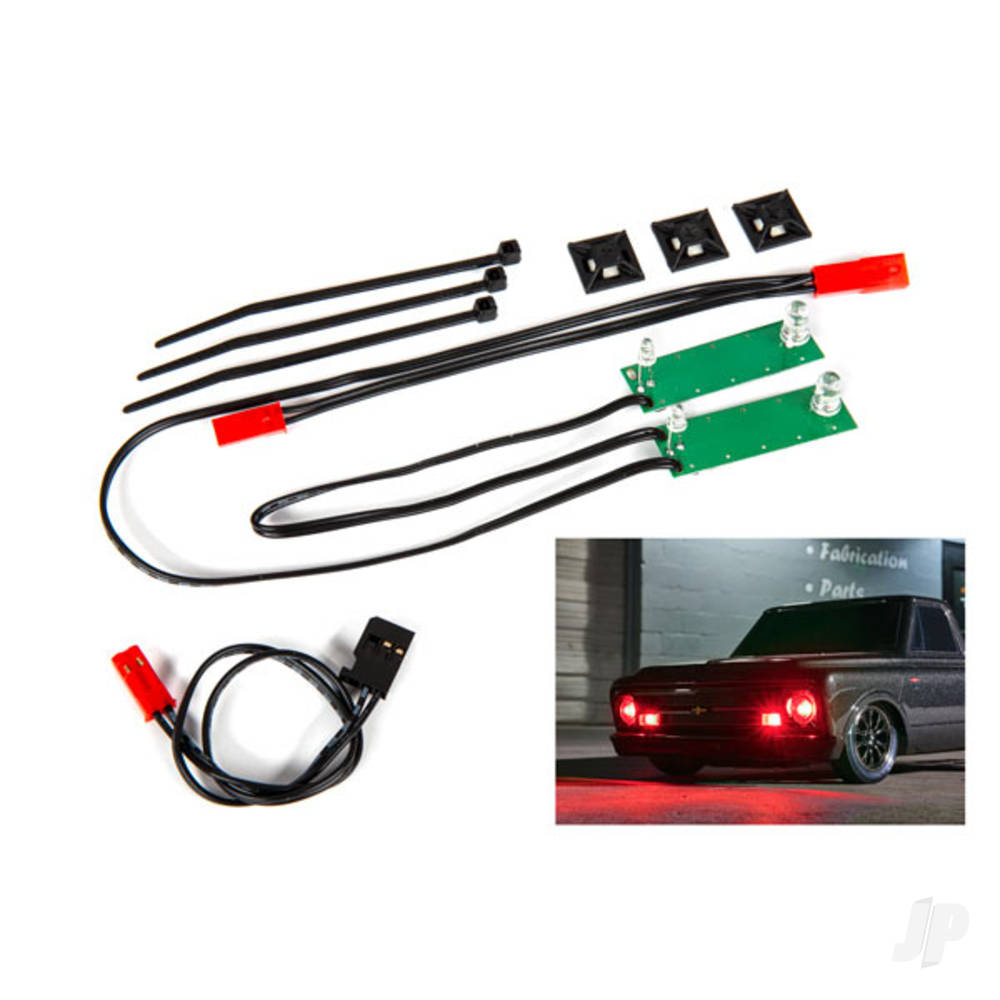 LED light set front complete (red) (includes light harness power harness zip ties (9))