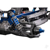 Traxxas Sledge Belted 1:8 4WD Brushless Electric Monster Truck Blue (+ TQi 2-ch TSM VXL-6S Belted)