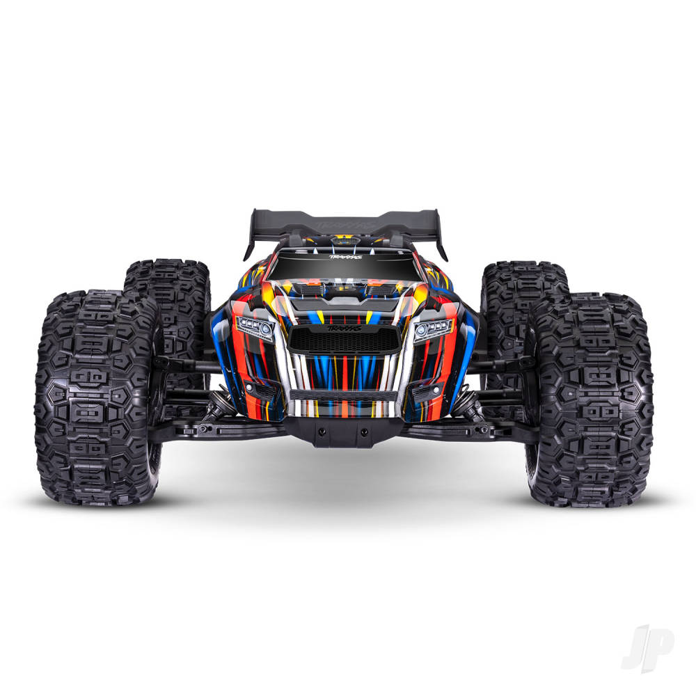 Traxxas Sledge Belted 1:8 4WD Brushless Electric Monster Truck Blue (+ TQi 2-ch TSM VXL-6S Belted)