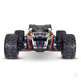 Traxxas Sledge Belted 1:8 4WD Brushless Electric Monster Truck Blue (+ TQi 2-ch TSM VXL-6S Belted)