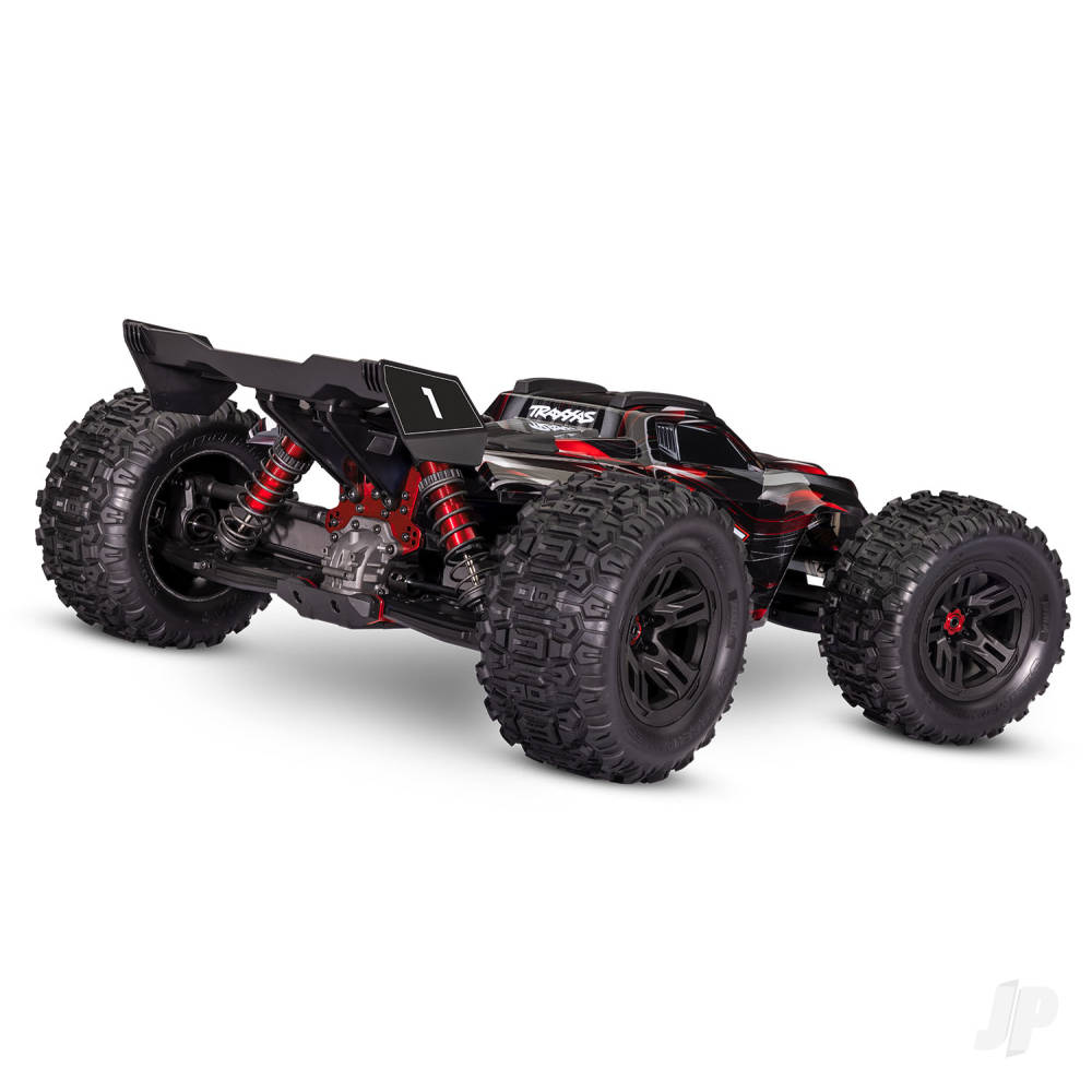 Traxxas Sledge Belted 1:8 4WD Brushless Electric Monster Truck Blue (+ TQi 2-ch TSM VXL-6S Belted)