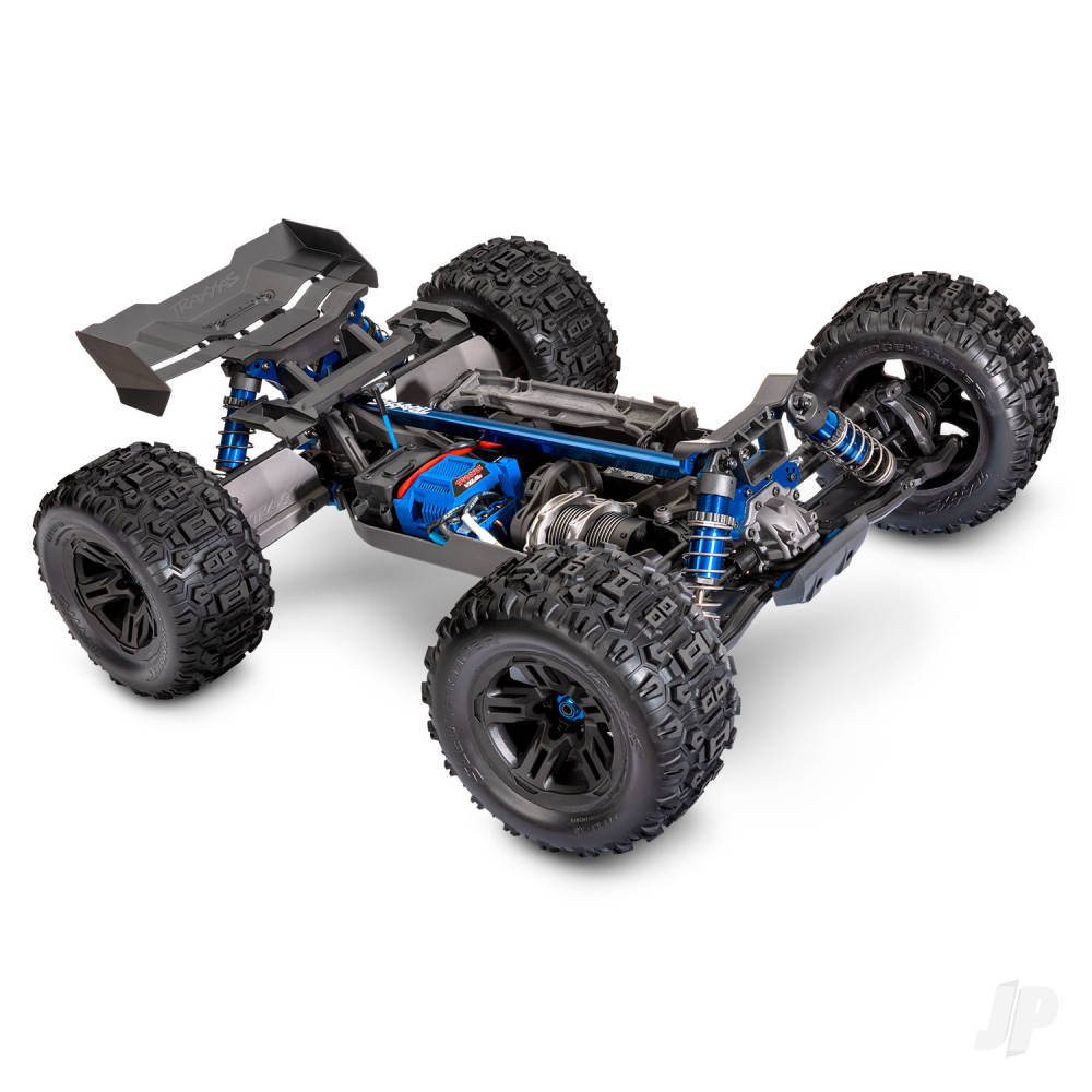 Traxxas Sledge Belted 1:8 4WD Brushless Electric Monster Truck Blue (+ TQi 2-ch TSM VXL-6S Belted)