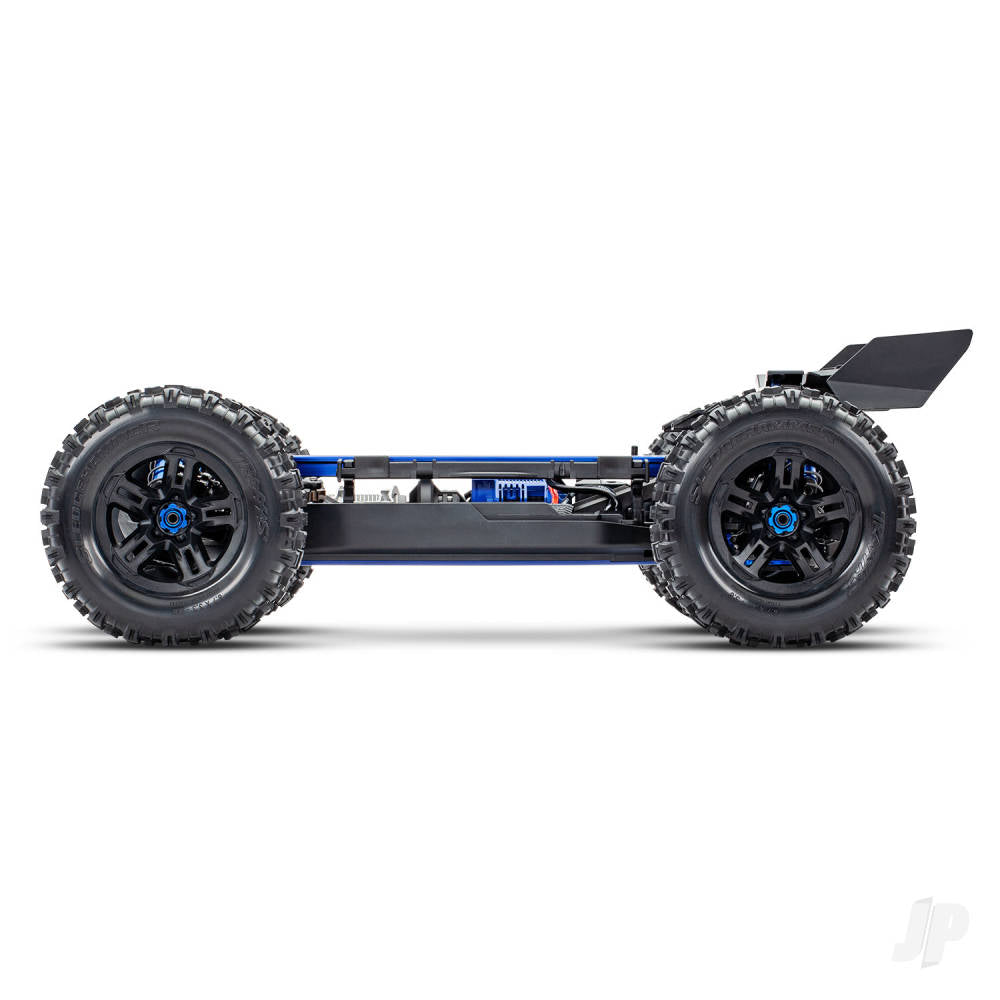 Traxxas Sledge Belted 1:8 4WD Brushless Electric Monster Truck Blue (+ TQi 2-ch TSM VXL-6S Belted)